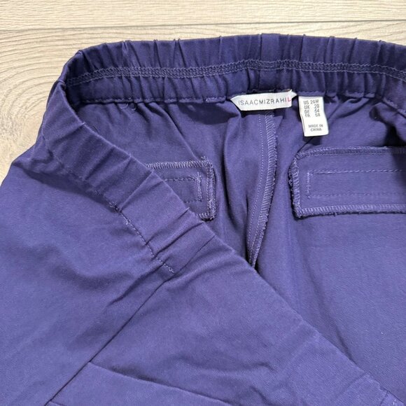 Isaac Mizrahi Wide Leg Pants Plus Size 24 Lilac Purple Stretch 24/7 Pull On - Picture 7 of 16